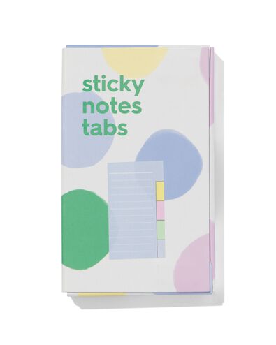 sticky notes met tabs 7x12 - 100 vel