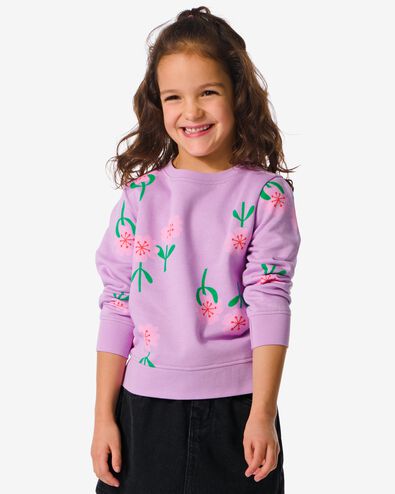 kindersweater paars