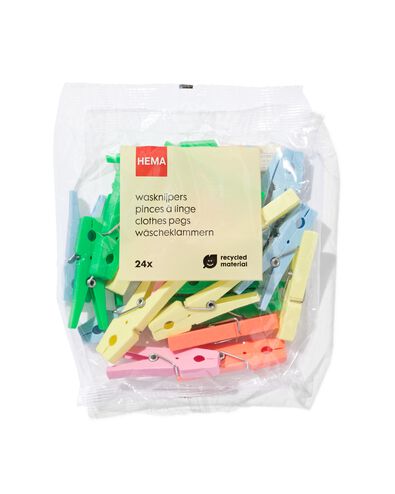 wasknijpers - 24 stuks