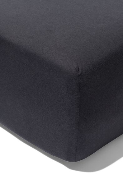 hoeslaken voor boxspring 80x200 jersey katoen donkergrijs