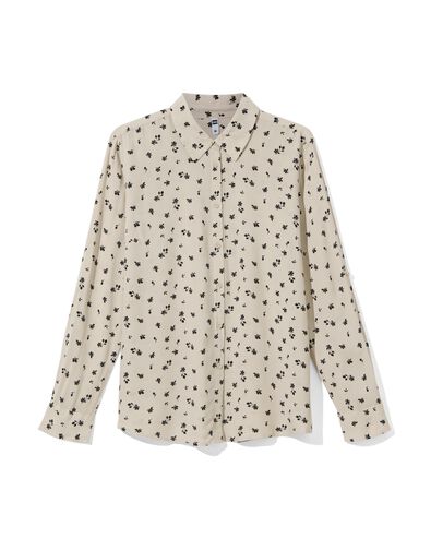 damesblouse Bobbie viscose zand