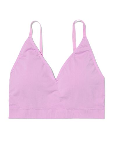 voorgevormde bh top zonder beugel roze
