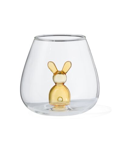 drinkglas met konijn
