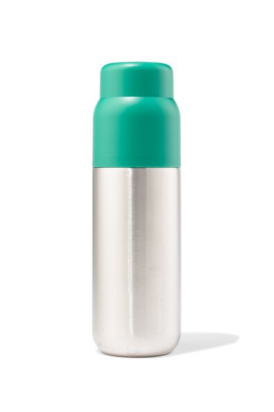 isoleerfles dubbelwandig rvs groen 500ml