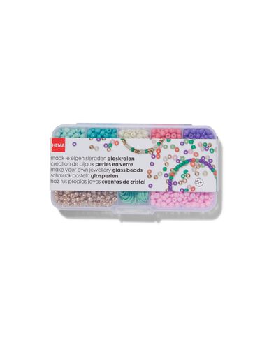 glaskralen pastel 135gram