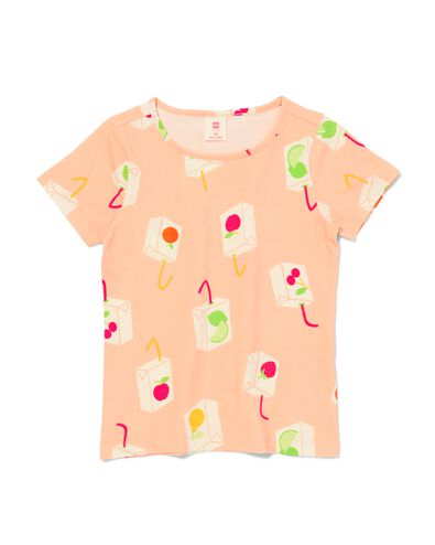 kinder t-shirt met fruit roze