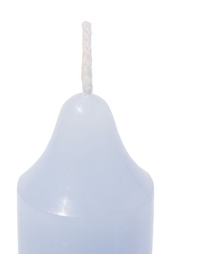 huishoudkaarsen dip-dye &Oslash;2.3x25 blauw - 2 stuks