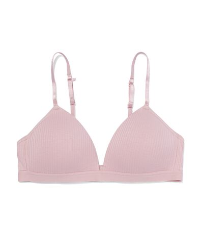 voorgevormde bh zonder beugel roze