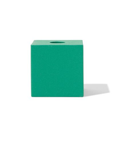 kandelaar aardewerk 7x7x7 groen