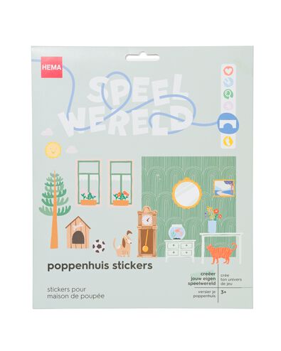 poppenhuis stickers - 16 vel
