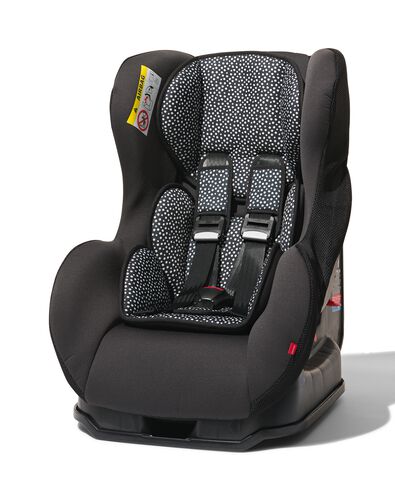 autostoel baby 0-25kg zwart/witte stip