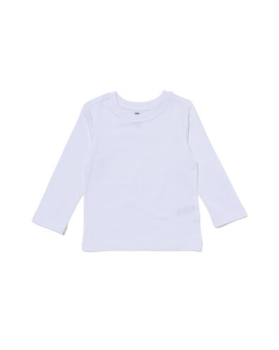 kinder t-shirts - biologisch katoen - 2 stuks wit
