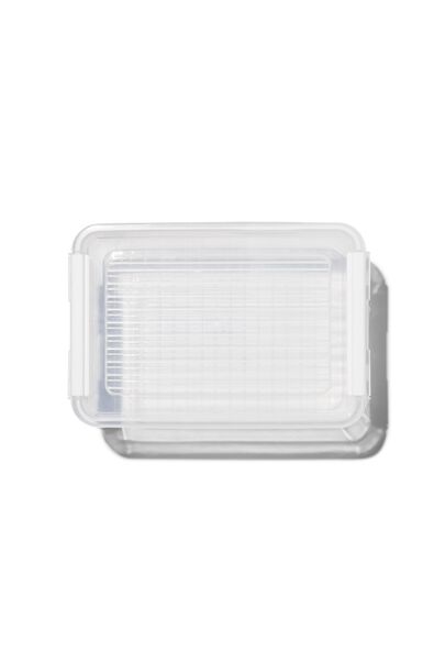 opbergdoos met deksel 2.4L Dublin transparant 25x17x10