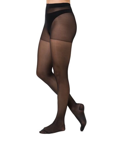 light support gloss panty 40 denier zwart