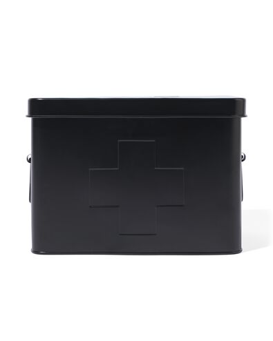 medicijnbox klein zwart 14.5x23x16