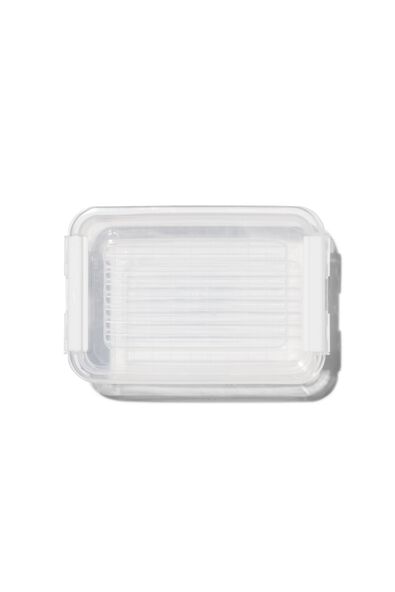 opbergdoos met deksel 0.5L Dublin transparant 18x11x5