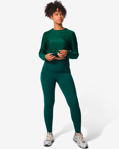 dames sportlegging donkergroen