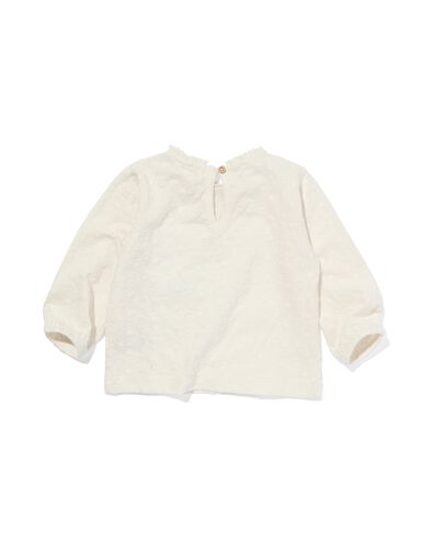 baby shirt broderie gebroken wit