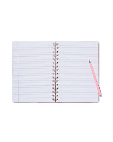 notitieboek met spiraal A5 gelinieerd