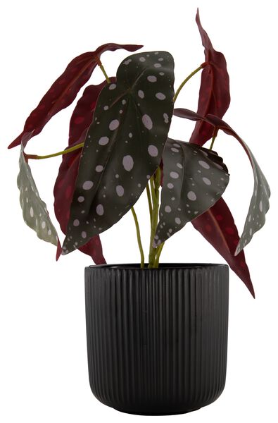 bloempot strepen zwart &Oslash;13x13