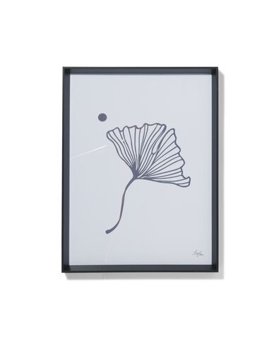 fotolijst hout 30x40 facetrand zwart