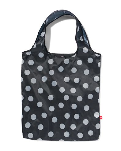 opvouwbare boodschappentas 48x43 zwart