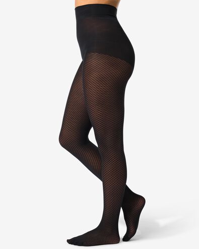 fashionpanty diamant zwart