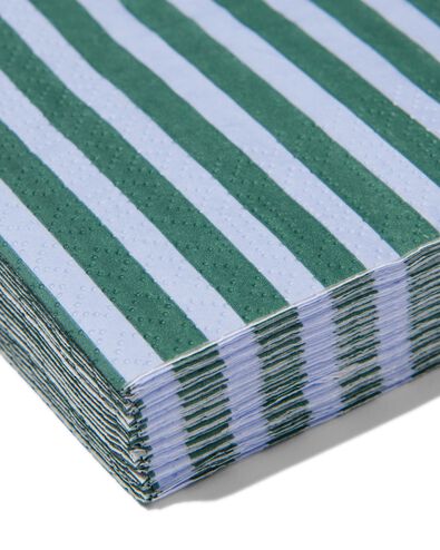 papieren servetten 33x33 strepen - 20 stuks