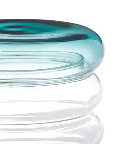 glazen pot met deksel &Oslash;9.5x8 groen