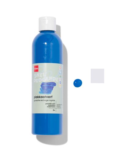 plakkaatverf blauw 250ml