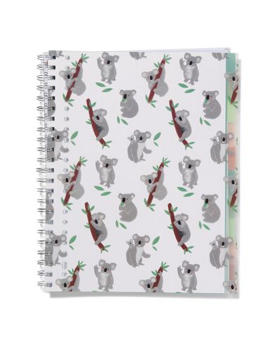collegeblok 10-in-1 gelinieerd koala A4