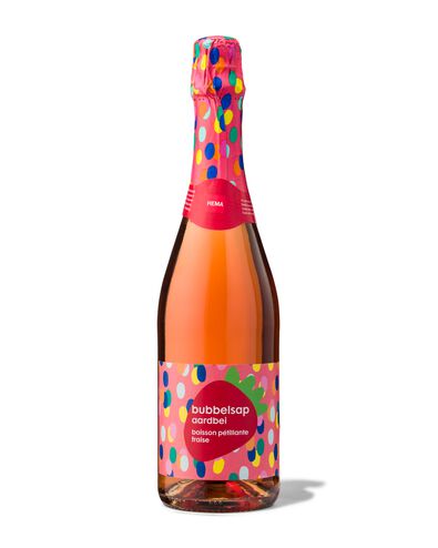 bubbelsap aardbei 0.75L