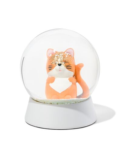 sneeuwbol kat 12cm