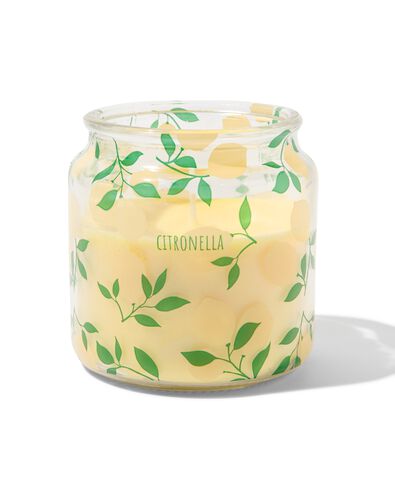 citronella geurkaars in glas met &Oslash;10x10