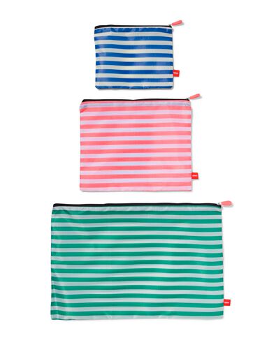 ritstasjes met strepen - 3 stuks