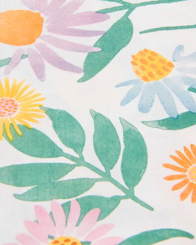 papieren servetten 33x33 bloemen - 20 stuks