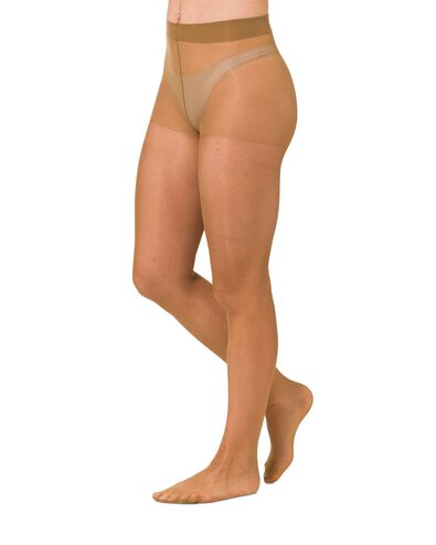 4-pak pantys glans transparant 20 denier naturel