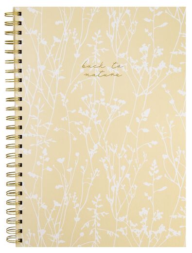 plakboek blanco met spiraal 32.5x23 beige