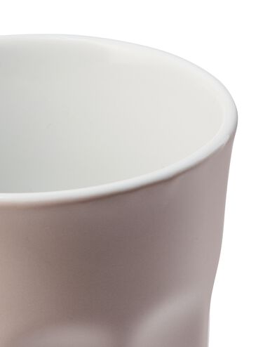 mok 330ml Mirabeau aardewerk mat lichtroze