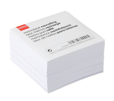 memoblok navulling