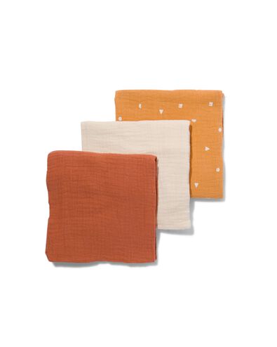 hydrofieldoeken 60x60 structuur - 3 stuks