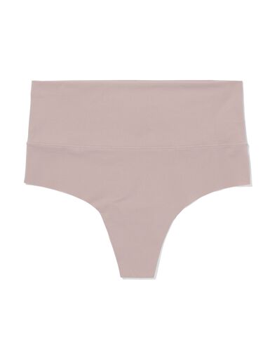 damesstring met hoge taille ultimate comfort beige