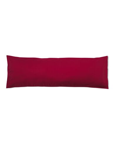 LINDA. kussensloop percal 50x160 royaal rood