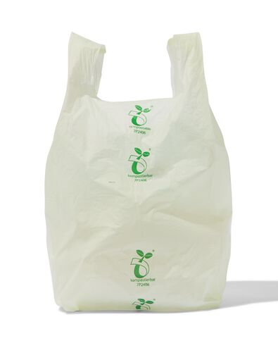 pedaalemmerzakken 25L composteerbaar - 10 stuks