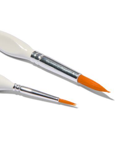 schilderpenselen met ronde punt - 5 stuks