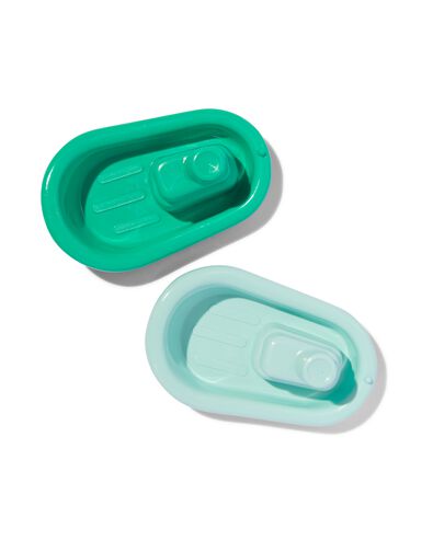 badbootjes 15cm groen - 2 stuks
