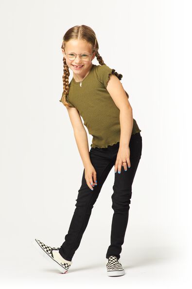 kinder jeans skinny fit zwart