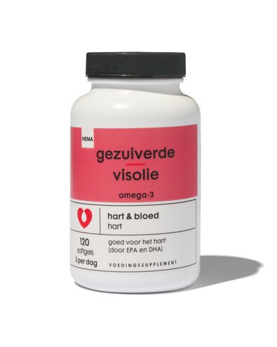 gezuiverde visolie - 120 stuks