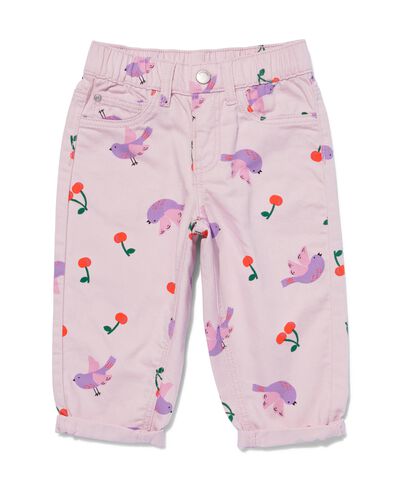 babybroek denim lichtpaars