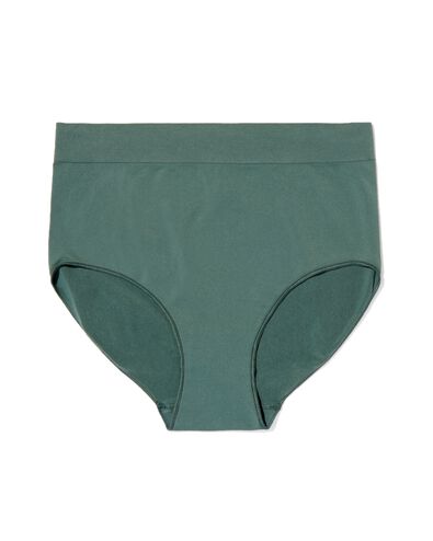 dames slip hoge taille naadloos micro groen